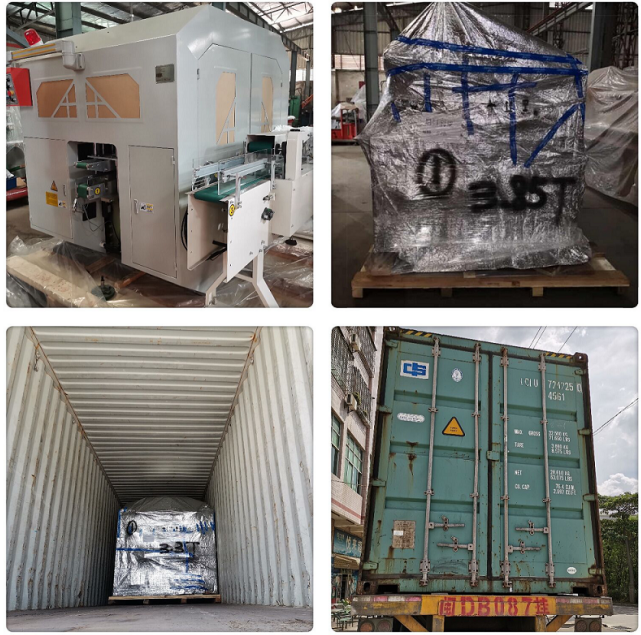 Packing & Delivery of Facial Tissue Log Saw Cutter